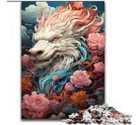 Puzzle 1000 pièces : Dragon coloré, Une soirée de Jeux en Famille, Une expérience visuelle stimulante et enrichissante (Taille 26x38cm)