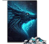 Puzzle 1000 pièces Dragon de la Forêt du Tonnerre Puzzles stimulants Taille 26x38cm Cadeau Parfait pour la fête des mères, Les Anniversaires, Noël