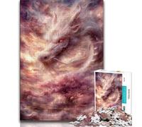 Puzzle 1000 pièces Dragon de Style Chinois pour Adolescents, Jeu Familial Anti-Stress, défi Difficile, Collection d'artistes, Beaux-Arts (38x26cm)