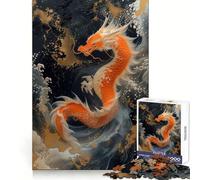 Puzzle 1000 pièces Dragon des océans pour Adultes Un Jeu Difficile Qui stimule la mémoire et apaise l’Esprit Découpe de qualité supérieure (50x75cm)