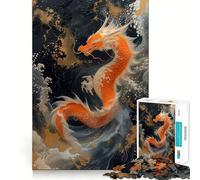 Puzzle 1000 pièces Dragon des océans pour Adultes Un Jeu Difficile Qui stimule la mémoire et apaise l’Esprit Découpe de qualité supérieure (50x75cm)