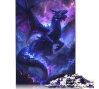 Puzzle 1000 pièces Dragon Foudre pour Adultes Puzzles en Papier Jeu Éducatif pour Adultes comme Cadeau de Noël 1000pcs (75x50cm)