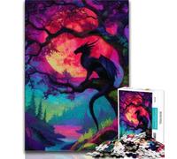 Puzzle 1000 pièces Dragon Mystérieux pour Adultes et Adolescents Jouet Éducatif Intellectuel Décompressant Cadeaux Secrets du Père Noël (26x38cm)