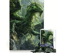 Puzzle 1000 pièces Dragons de la Nature Éveillée Adolescents Développe Les capacités cognitives et procure Un Plaisir Relaxant Coffret Cadeau de Noël Artistique (38x52cm)