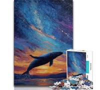 Puzzle 1000 pièces Dream Whale pour Adultes, Jeu Familial Anti-Stress, défi Difficile, Cadeaux du Père Noël Secret (75x50cm)
