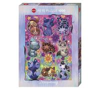 Puzzle 1000 Pieces Dreaming Kitty Cats Heye