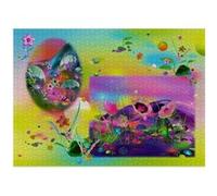 Puzzle Dreamscape de Cloudberries - Puzzle Haut de Gamme de 1000 pièces à Gradient de Couleurs pour Les Adultes avec Une Ambiance psychédélique !
