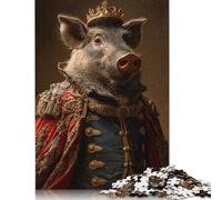 Puzzle 1000 Pièces du Général Royal Warthog pour Adultes, Puzzles pour Adultes, Puzzles Activités Familiales, 38 x 26 cm (1000 Pièces)
