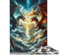 Puzzle 1000 pièces Duel des Destins, Puzzle carré pour Adultes, Puzzles en Bois, décoration d'intérieur, Jouets, 1000 pièces (75 x 50 cm)