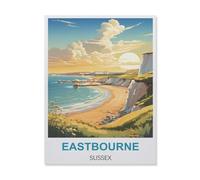 Puzzle 1000 Pièces,Eastbourne Sussex,Papier Puzzles Dagogique Jeu Enfant 1000 Pieces 1000 Piece(38x26cm)-FF84