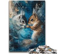Puzzle 1000 pièces Écureuil Cosmique pour Adolescents et Adultes, Jeu éducatif, Jouet, décoration d'intérieur et Cadeaux Uniques (50x75cm)