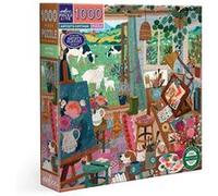 Puzzle 1000 pièces Eeboo Artist’s Cottage Multicolore E