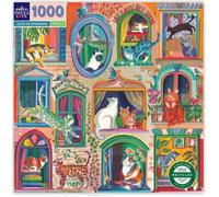 Puzzle 1000 pièces Eeboo Cats in Windows