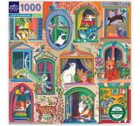Eeboo Puzzle Cats in Windows – 1000 pièces