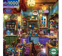 Eeboo – Puzzle 1000 pièces Midnight Kitchen – Adulte, carton 58,4 x 58,4 cm