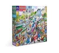 Les Bouquinistes de Paris - Puzzle adulte 1000 pièces En Carton - Puzzle Sur Les Bouquinistes De Paris - Dimensions 58,5 x 58,5 cm