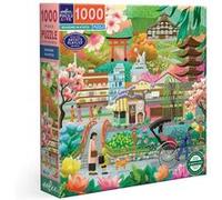 Eeboo Puzzle 1000 pièces Seasons in Kyoto coloré 58,5 x 58,5 cm