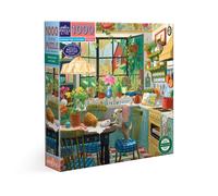 Eeboo - Puzzle 1000 Pièces Spring Time Kitchen - Puzzle Adulte 1000 Pièces en Carton - Dimensions 58.5 cm x 58.5 cm, Teintes Chaudes et Terreuses