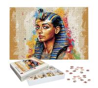 Puzzle 1000 Pièces Egypte, Puzzle 1000 Pièces Adultes et Enfants, Puzzles Bois avec Une Boîte d'emballage Exquise, Jeu Éducatif Puzzles Reine, Decoration Maison, Cadeau Femme, Cadeau Homme, -9031