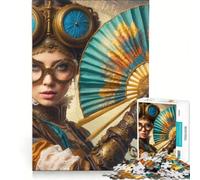 Puzzle 1000 pièces Élégance Steampunk Jeu de réflexion Défi Difficile Cadeaux pour Les Amis et la Famille 38x26cm