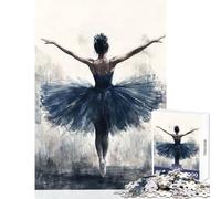 Puzzle 1000 pièces Élégante grâce du Ballet Jeu éducatif d'analyse et de logique Jouet Anti-Stress Cadeau Unique pour Un Anniversaire ou Noël (52x38cm)