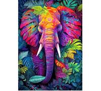 Puzzle 1000 piese Enjoy - Éléphant déguisé (Enjoy-2223)