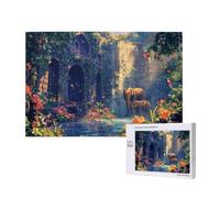 Puzzle 1000 Pieces Éléphant Grand Puzzle Classiques en Bois pour Adultes, Jeux Amusants/Colorés/Impossible/Difficiles, Cadeau d'anniversaire de Festivals pour la Famille Amis Cadeaux, Egypte M-137