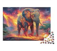 Puzzle 1000 Pièces ElephFourmi pour Adultes Et EnfFourmis Difficile DIY Jigsaw Puzzle, Familial-Activité Manuelle 70x50cm/1000pcs