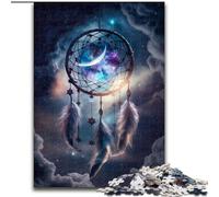 Puzzle 1000 pièces en Bois, Attrape-rêves, Puzzle du Destin, Casse-tête Stimulant pour Adolescents, soirée de Jeux en Famille, 1000 pièces(50x75cm)