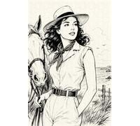 Puzzle 1000 pièces en Bois Cavalière côtière en BD années 1940