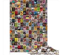 Puzzle 1000 Pièces en Bois - Collage Vintage pour Adultes et Enfants de 14 Ans et Plus - Jeu Relaxant Casse-tête (50 x 75 cm)
