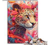 Puzzle 1000 pièces en Bois Lynx, idéal pour la décoration de la Maison et du Bureau, Les fêtes, Les Anniversaires et Les Cadeaux de Vacances (Taille 50x75cm)