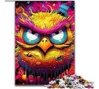 Puzzle 1000 pièces en Bois Motif Oiseau Rose 50x75cm Jeu Familial interactif Décoration d'intérieur DIY Cadeau Casse-tête