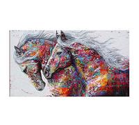 Puzzles 1000 pièces pour adultes - Puzzle en bois de cheval de couleur pour adultes et enfants, Puzzle difficile, Puzzle en bois Puzzles en forme d'animaux