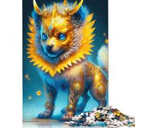 Puzzle 1000 pièces en Bois pour Adultes, Motif bébé Dragon Mignon, Cadeau d'halloween, Jeu éducatif, Jouet de défi, 1000 pièces (75 x 50 cm)