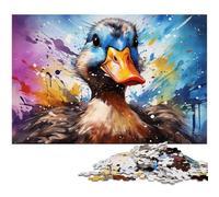 Puzzle 1000 pièces en Bois pour Adultes Motif Canard décoration Murale 1000 pièces (75 x 50 cm)