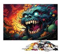 Puzzle 1000 pièces en Bois pour Adultes Motif Monstres fantastiques décoration Murale 1000 pièces (75 x 50 cm)