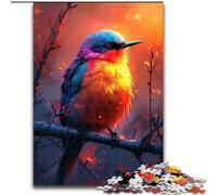 Puzzle 1000 pièces en Bois représentant de Magnifiques Oiseaux, Un Casse-tête Stimulant pour Les Adolescents, Amusant en Famille, décoration d'intérieur à Faire soi-même, 1000 pièces(50x75cm)