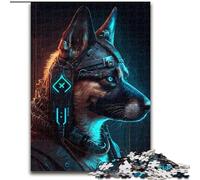 Puzzle 1000 pièces en Bois représentant des Chiens Humains Punk, Jeu Familial interactif, adapté aux 14 Ans et Plus, 50x75cm, Jeu de réflexion pour Adolescents, pour Les fêtes