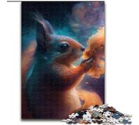 Puzzle 1000 pièces en Bois représentant la nébuleuse de l'écureuil,idéal pour la décoration de la Maison et du Bureau,Cadeau d'anniversaire idéal Décoration Artistique Cadeau d'anniversaire idéal