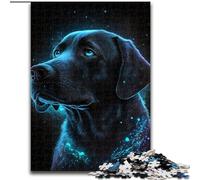 Puzzle 1000 pièces en Bois représentant Un Chien Labrador Retriever, avec Jeu interactif Familial, pour Les 14 Ans et Plus(1000 pièces, 50x75cm)