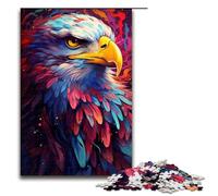 Puzzle 1000 pièces en Bois représentant Un Ciel psychédélique coloré Une buse pour Enfants Interaction Parent-Enfant 1000 pièces (75 x 50 cm)