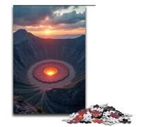 Puzzle 1000 pièces en Bois représentant Un cratère de météore Jeux éducatifs décoration d'intérieur 1000 pièces (75 x 50 cm)