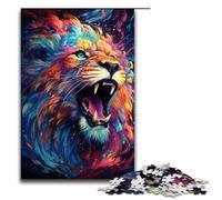 Puzzle 1000 pièces en Bois représentant Un Lion Magique et Fantastique Jeux éducatifs décoration d'intérieur 1000 pièces (75 x 50 cm)