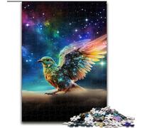 Puzzle 1000 pièces en Bois représentant Un Moineau, Un Animal étoilé pour Toute la Famille. Jouet éducatif pour Adolescents, décoration de Bureau. 50x75cm.