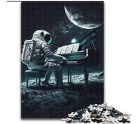 Puzzle 1000 pièces en Bois représentant Un Piano dans l'espace, Un Casse-tête Stimulant pour Les Adolescents, Une soirée de Jeux en Famille Amusante, 1000 pièces(50x75cm)