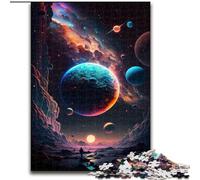 Puzzle 1000 pièces en Bois, Univers étrange, Jeu interactif Familial, Cadeau Casse-tête, Jouet éducatif 1000 pièces(50x75cm)