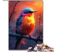 Puzzle 1000 pièces en Carton, Beaux Oiseaux, Jeu interactif Familial, Casse-tête, Jouet éducatif 1000 pièces(26x38cm)