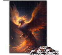 Puzzle 1000 pièces en Carton, Cadeau, Oiseau phénix, Taille 26x38cm, Jeu de réflexion interactif en Famille, adapté aux 14 Ans et Plus
