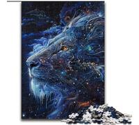 Puzzle 1000 pièces en Carton représentant des Lions, pour Une Interaction familiale et Un défi cérébral, 1000 pièces(26x38cm)